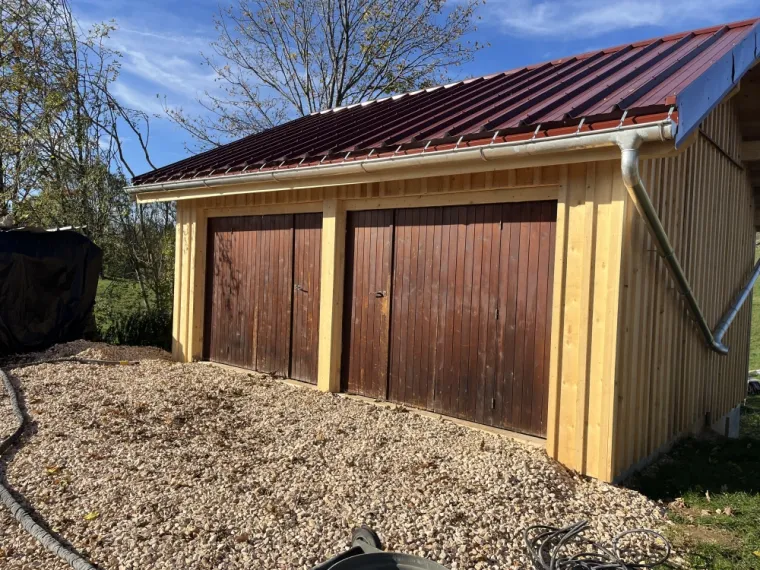 Aèrogommage Porte de garage dans le Jura, Le Jura, Mazzetti Aérogommage